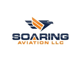 Soaring Aviation LLC logo design by ORPiXELSTUDIOS