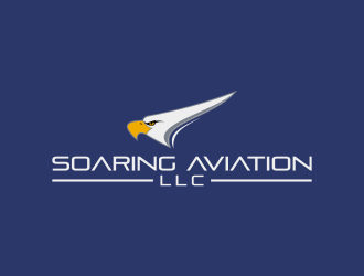 Soaring Aviation LLC logo design by Kruger