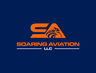 Soaring Aviation LLC logo design by ammad