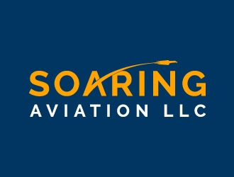 Soaring Aviation LLC logo design by JJlcool