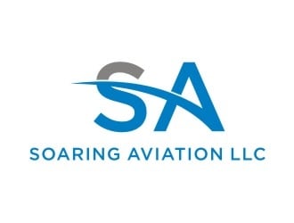 Soaring Aviation LLC logo design by Franky.