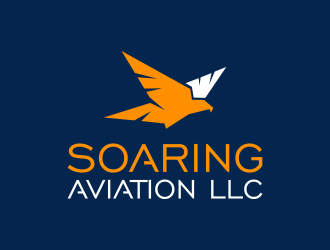 Soaring Aviation LLC logo design by mikael