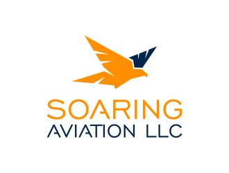 Soaring Aviation LLC logo design by mikael