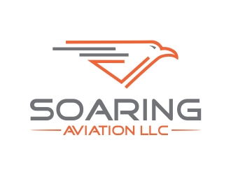 Soaring Aviation LLC logo design by ruki