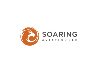Soaring Aviation LLC logo design by enilno