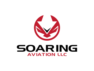 Soaring Aviation LLC logo design by SmartTaste