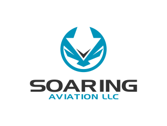 Soaring Aviation LLC logo design by SmartTaste