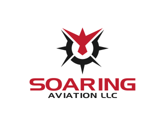 Soaring Aviation LLC logo design by SmartTaste