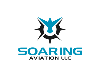 Soaring Aviation LLC logo design by SmartTaste