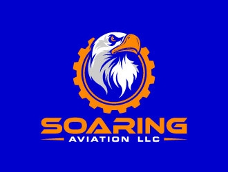 Soaring Aviation LLC logo design by daywalker