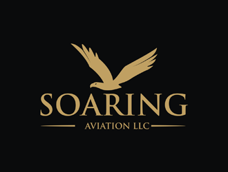 Soaring Aviation LLC logo design by EkoBooM