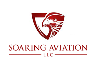 Soaring Aviation LLC logo design by Optimus