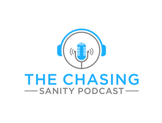 The Chasing Sanity Podcast logo design by bomie