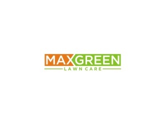 MAX GREEN Lawn Care  logo design by bricton