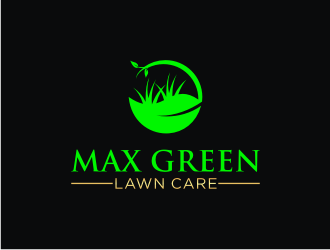 MAX GREEN Lawn Care  logo design by mbamboex