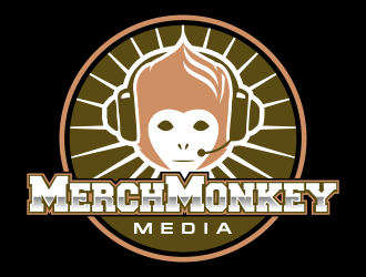 Merch Monkey Media logo design by AisRafa