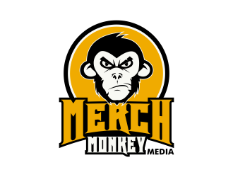 Merch Monkey Media logo design by Kruger