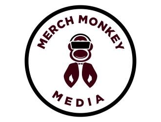 Merch Monkey Media logo design by cikiyunn