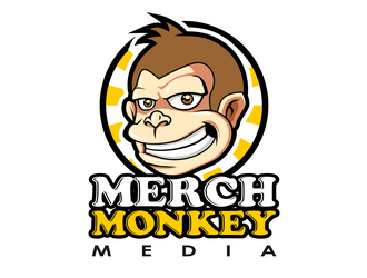 Merch Monkey Media logo design by haze