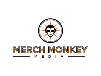 Merch Monkey Media logo design by oke2angconcept