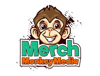 Merch Monkey Media logo design by DreamLogoDesign