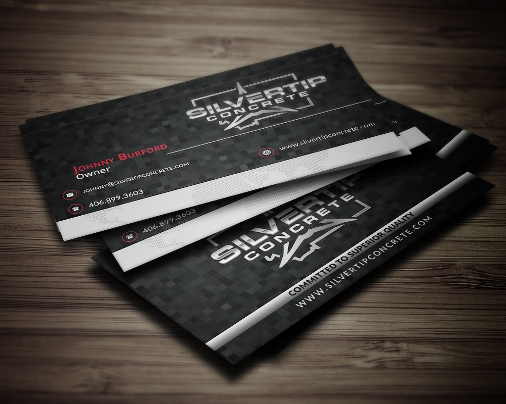 Silvertip Concrete logo design by MastersDesigns