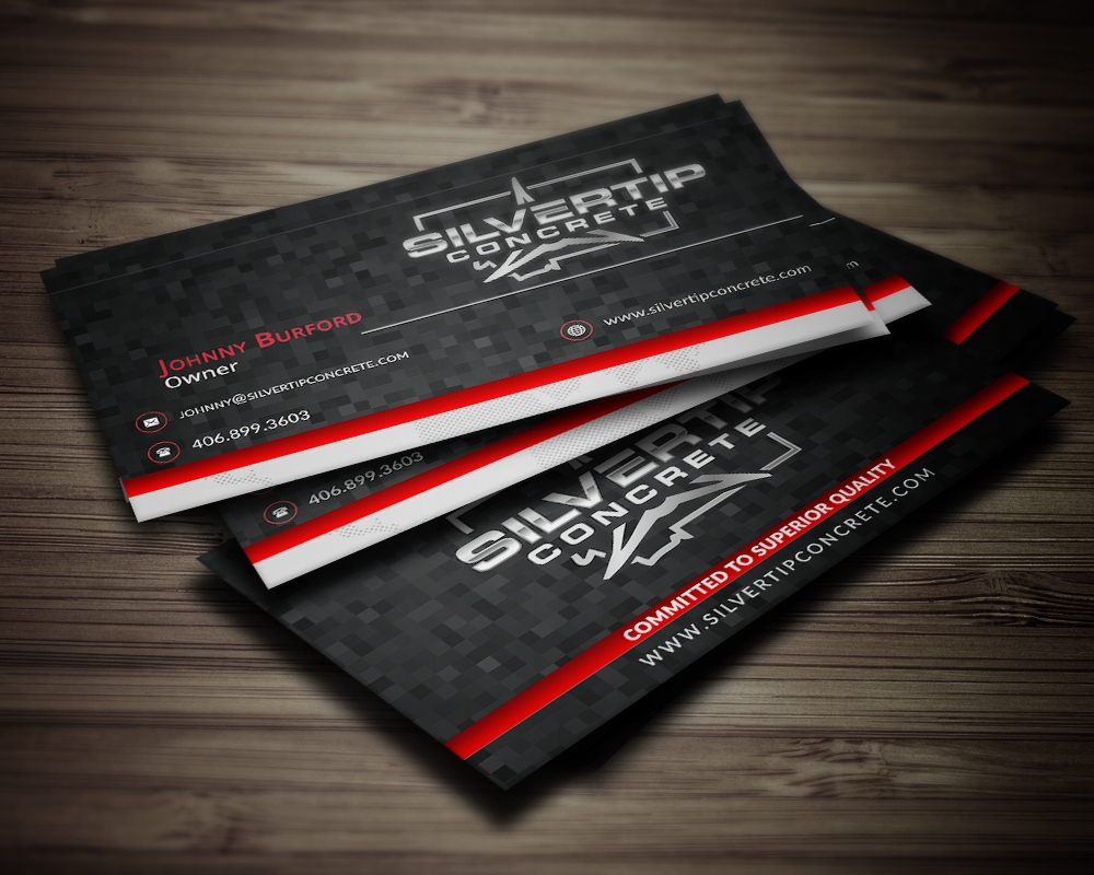 Silvertip Concrete logo design by MastersDesigns