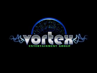 Vortex Entertainment Group (Vortex E.G.) logo design by fantastic4
