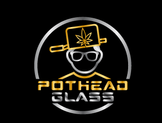 PotHead Glass logo design by akupamungkas