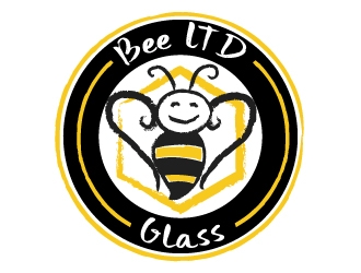 Bee LTD Glass logo design by jaize