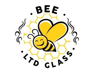 Bee LTD Glass logo design by REDCROW