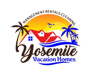 Yosemite Vacation Homes logo design by DreamLogoDesign