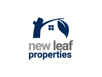 New Leaf Properties logo design by hwkomp