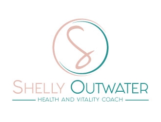 Shelly Outwater Health  and Vitality Coach logo design by Gaze