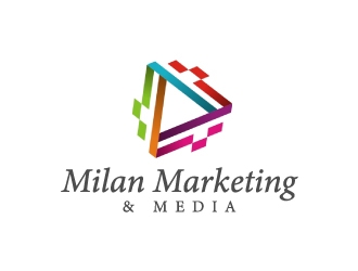 Milan Marketing & Media logo design by nehel