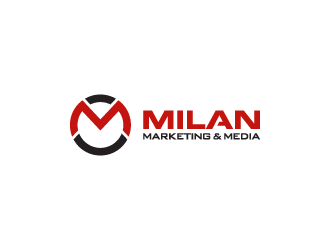 Milan Marketing & Media logo design by pencilhand