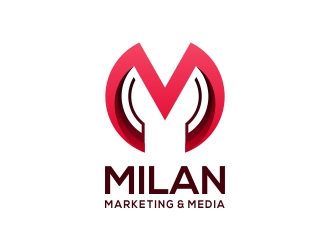 Milan Marketing & Media logo design by excelentlogo