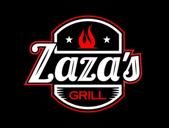 Zazas Grill logo design by DreamLogoDesign