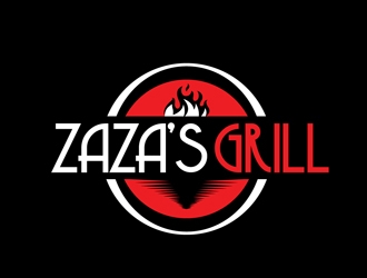 Zazas Grill logo design by DreamLogoDesign