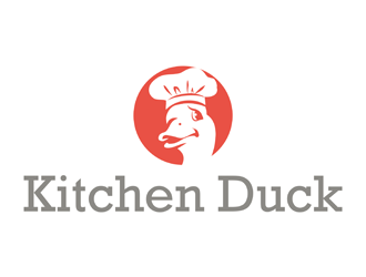 Kitchen Duck logo design by logolady