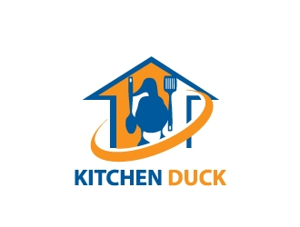 Kitchen Duck logo design by samuraiXcreations