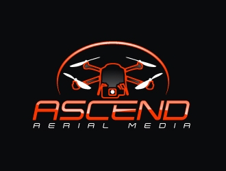 Ascend Aerial Media logo design by uttam