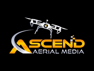 Ascend Aerial Media logo design by Aelius