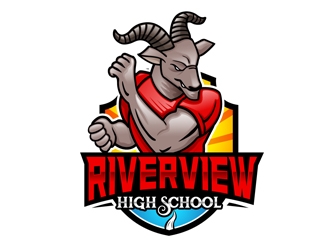 Riverview High School logo design by DreamLogoDesign