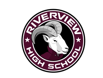 Riverview High School logo design by DreamLogoDesign