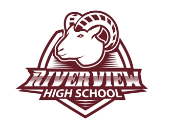 Riverview High School logo design by DreamLogoDesign