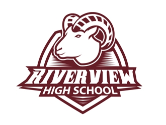 Riverview High School logo design by DreamLogoDesign