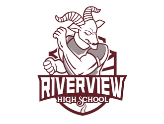 Riverview High School logo design by DreamLogoDesign