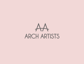 Arch Artists  logo design by YONK