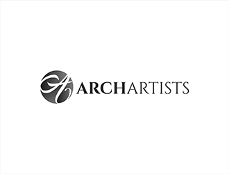 Arch Artists  logo design by hole